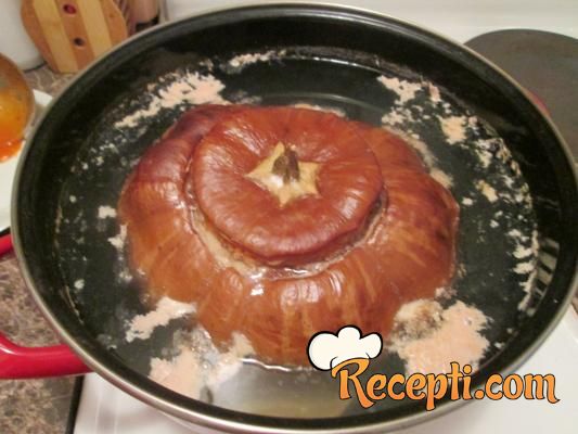 Pečena bundeva sa karamel kremom