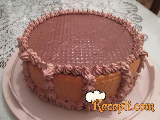 Čokoladna torta sa keksom (4)
