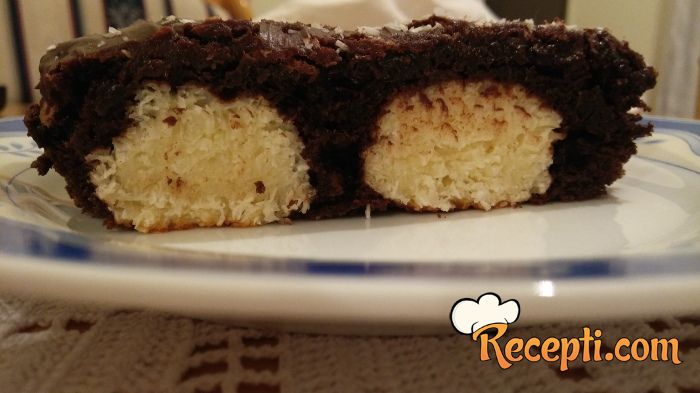 Čokoladna torta sa kokos kuglicama