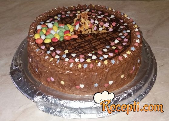Čokoladna lešnik torta (3)
