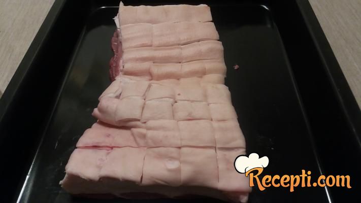 Pečena marinirana slanina