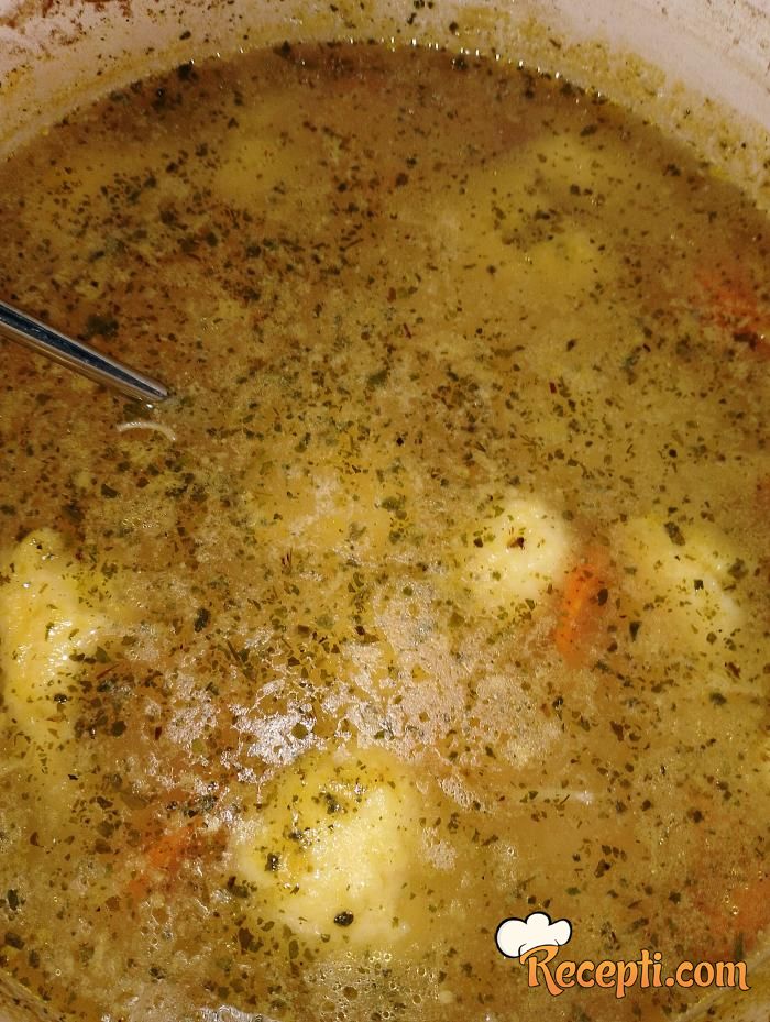 Supa s knedlama