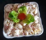 Salata (testenina, šunka, kačkavalj)