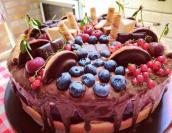 Borovnica jafa torta