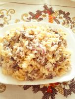 Salata sa makaronama i šampinjonima
