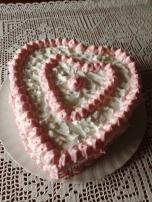 Čokoladni keks torta srce