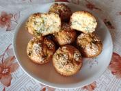 Mafini sa spanaćem i šargarepom